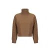 Max Mara Studio Cashmere Sweater In Brown