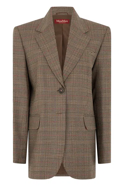 MAX MARA MAX MARA STUDIO CHECKERED JACKET