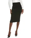 Max Mara Flash Woven Midi Skirt In Black