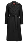 Max Mara Pauline Coats And Trench Coats Black In Black