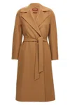Max Mara Cles Coat In Brown