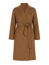 Max Mara Studio Cles Coat In Brown