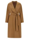 Max Mara Cles Coat In Beige