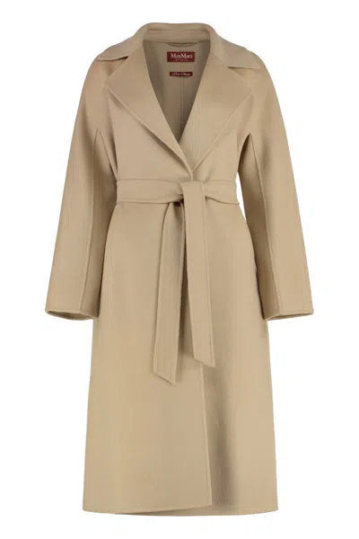 Max Mara Studio Cles Single-breasted Wool Coat