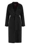 Max Mara Studio Cles Single-breasted Wool Coat