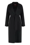 Max Mara Studio Cles Single-breasted Wool Coat