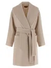Max Mara Elegant Cashmere Cardigan Jacket In Nude