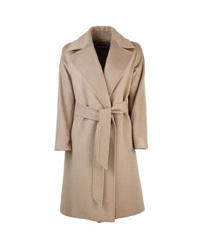 Max Mara Studio Coat In Neutral