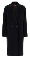 Max Mara Studio Coats In Black