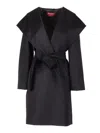 Max Mara Studio Coat In Black