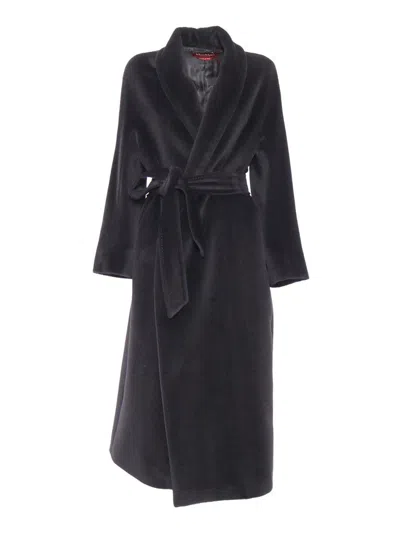 Max Mara Studio Coat In Black