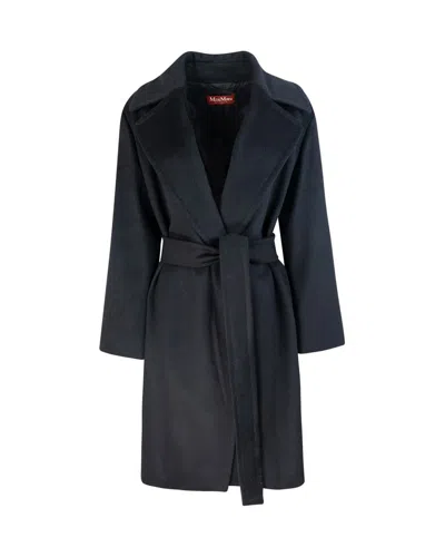 Max Mara Studio Coat In Black