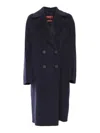Max Mara Licenza Coat In Blue
