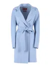 Max Mara Studio Coat In Blue