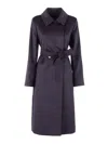 Max Mara Studio Coat In Blue