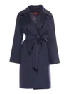 Max Mara Elegant Wool Cashmere Jacket Size 40 In Blue