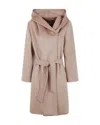 Max Mara Studio Coat In Brown