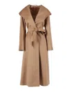 Max Mara Studio Coat In Brown