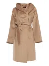 Max Mara Studio Coat In Brown
