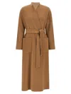 Max Mara Studio Coat In Camel