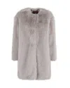 Max Mara Studio Coat In Gray