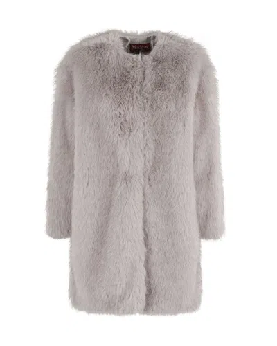 Max Mara Studio Coat In Gray