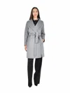 Max Mara Long-sleeved Coat In Gray