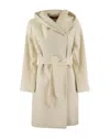 Max Mara Cappotto Newmang Bianco In Neutral