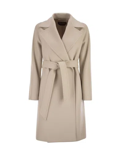 Max Mara Studio Coat In Neutral