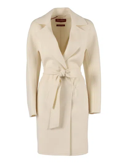 Max Mara Studio Coat In Neutral