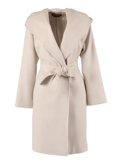 Max Mara Studio Coat In Neutral