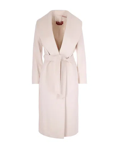 Max Mara Cappotto Loriana Beige In Multi