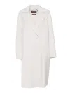 Max Mara Studio Coat Woman White Women In White