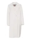 Max Mara Studio Coat Woman White Women In White