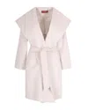 Max Mara Cappotto Newmang Panna In White