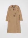 Max Mara Studio Coat Woman Beige Women In Cream
