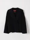 Max Mara Studio Coat Woman Black In Black