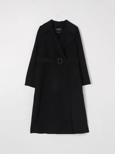 Max Mara Studio Coat Woman Black