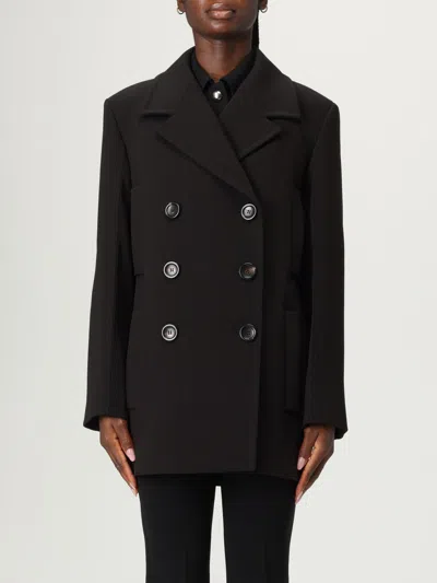 Max Mara Studio Coat Woman Black