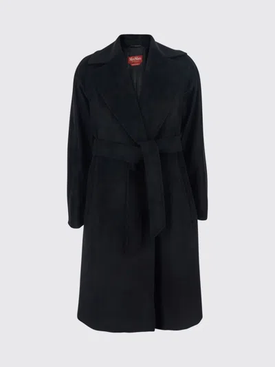 Max Mara Studio Coat Woman In Black
