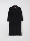 Max Mara Black Estremo Coat In Black