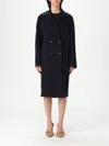 Max Mara Studio Coat Woman Blue