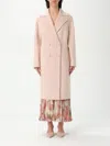 Max Mara Capi Double Breasted Oversize Coat In Pink