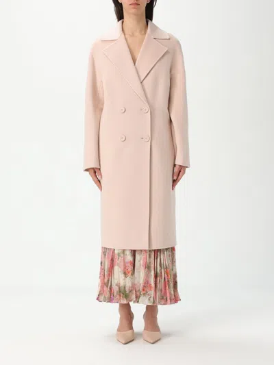 Max Mara Studio Coat Woman Blush Pink