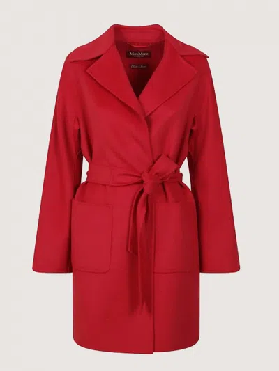 Max Mara Studio Coat Woman Red