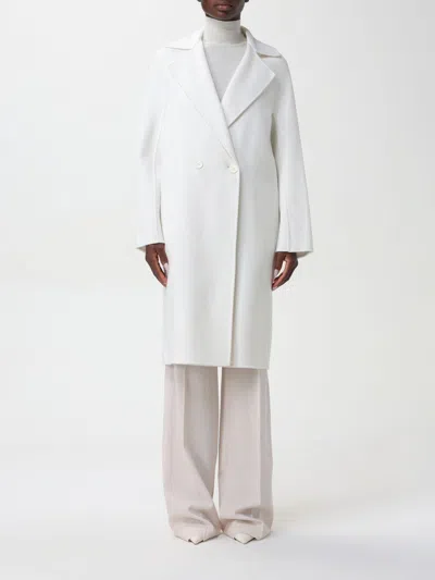 Max Mara Studio Coat Woman White Women