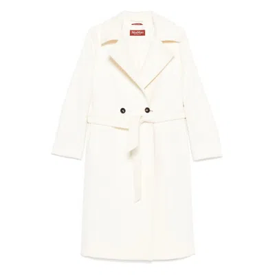 Max Mara Studio Coats In White
