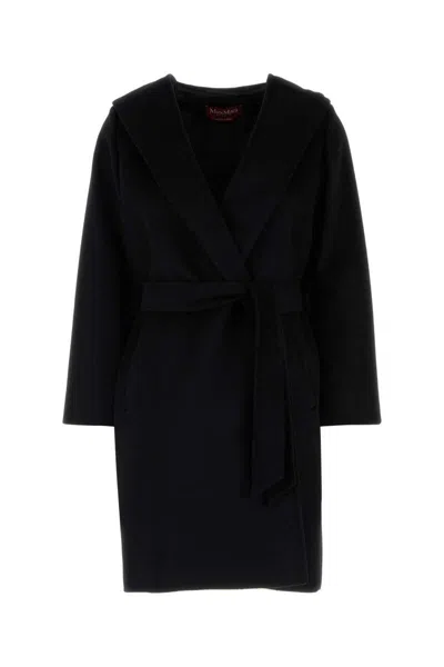 Max Mara Studio Coats In Black