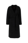 Max Mara Studio Coats In Black