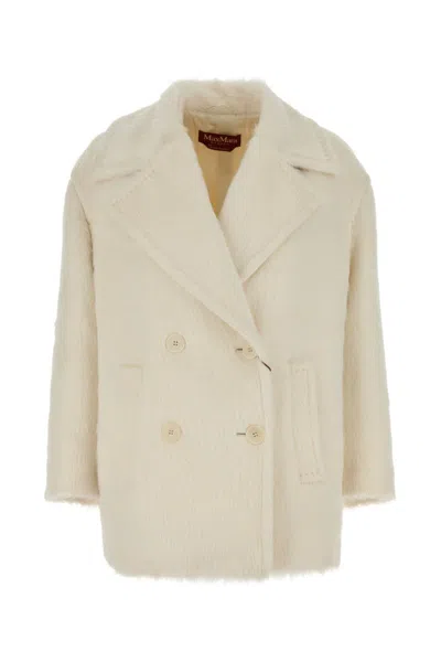 Max Mara Studio Coats In White